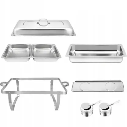 BuffetPro™ grelna posoda z dvema predeloma