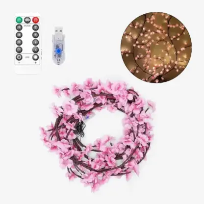 FloraVine™ svetleča cvetlična stenska prepletenka - 144 LED