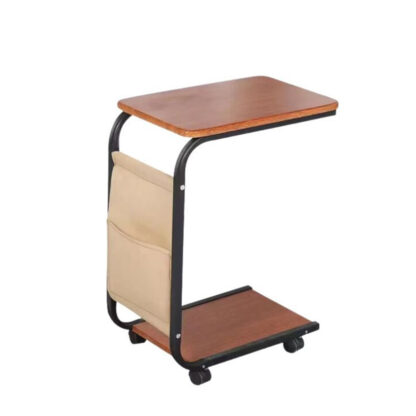 DeskCart™ Premična kavna mizica v obliki črke C
