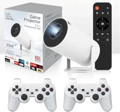 GameProjecto™ 4K projektor z 20000 igrami, aplikacijami in 2 krmilnikoma